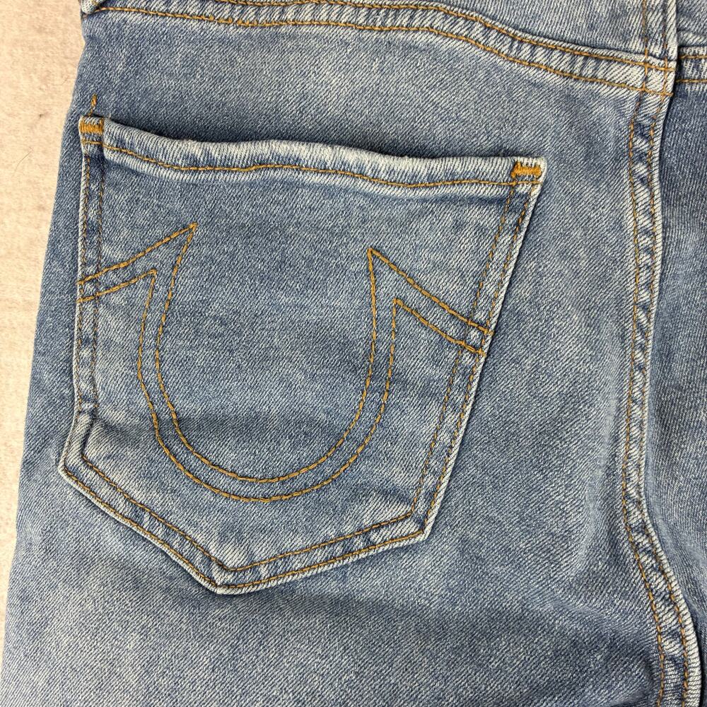 True Religion Jennie Curvy High Rise Skinny Women's 28 Distressed Fading Cotton - Picture 8 of 16